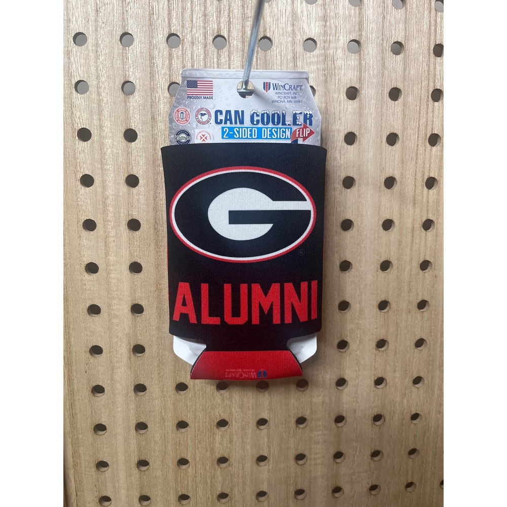 WinCraft Georgia Bulldogs Alumni Can Cooler 2 Sided Design Flip